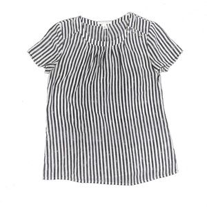 Women’s size 6 white and blue stripped Blouse